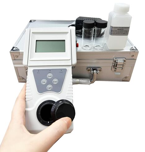Turbidity Testing Equipment 200NTU/0.01NTU Turbiditor Tester Turbidimeter with Formazine Standard Turbidity Solution Large Range High Accuracy in Saudi Arabia