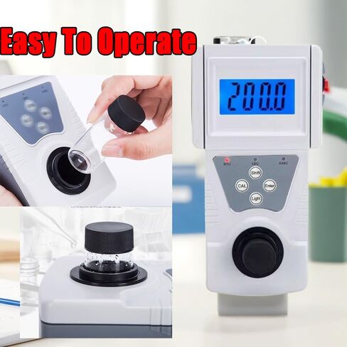 جهاز قياس التعكر مقياس العكر المحمول بمدى من 0 إلى 200 دقة NTU 0.1 NTU حل المعايرة القياسي Formazine التكرار ≥2% in Saudi Arabia