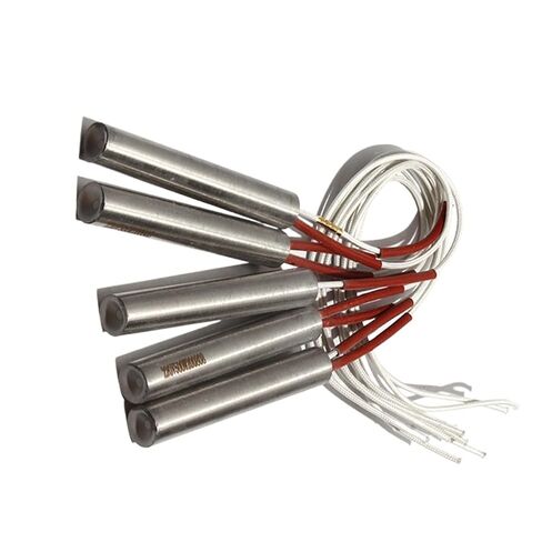 304 Stainless Steel Heater 9.5mm - 110V/220V - 150W-180W for Leather Stamping (5 Pack)(110V,155W 9.5x52mm) in Saudi Arabia