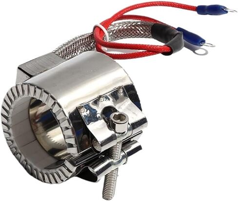 High-Performance Stainless Steel Ceramic Band Heater 450W-850W, Multi-Voltage 110V/220V/380V, 80x40-80mm for Industrial Applications(380V,550W 80x50mm) in Saudi Arabia