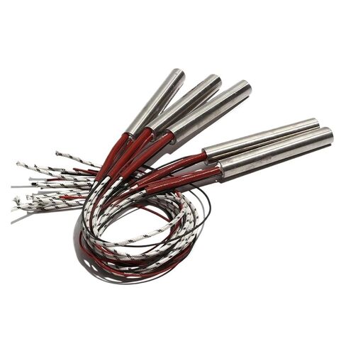 6mm Heater with K Thermocouple - 110V/220V/380V, 50W-70W, 304 Stainless Steel, Multiple Lengths Available(380V,70W 6x35mm) in Kuwait