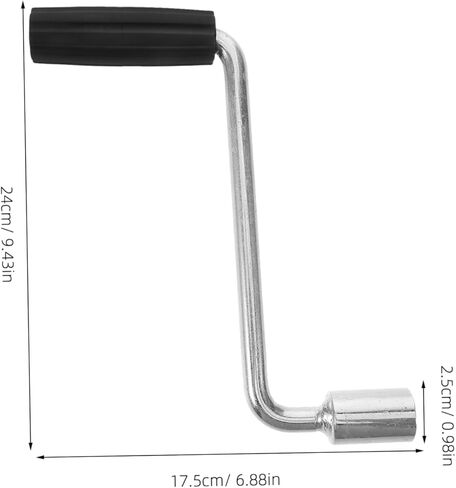Camper Crank Handle Replacement 7.87 Inch Hand-Crank Rocker for Rv Trailer Jack Socket Truck Accessories Easy Installation Durable in Kuwait
