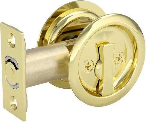 Richelieu Hardware 17RC42 Onward Round Pocket Door Privacy Pull، Chrome in Saudi Arabia