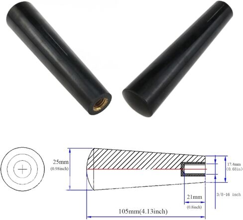 yukata Black revolving Handle 3/8inch Wood Stove Parts Fireplace Door Handles Threaded knob for housing Construction, Furniture Repair,arious Machines and Tools in Saudi Arabia