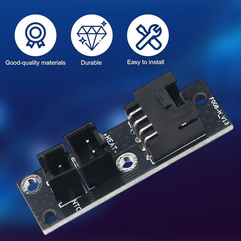 Hot End Adapter Board for Creality, 3.7x1.2cm/1.46x0.47 Inch Upgrade Durable Plastic Printer Replacement Part Compatible with Creality K2 K2 Pro K2 Plus in Saudi Arabia