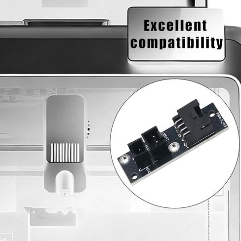 Hot End Adapter Board for Creality, 3.7x1.2cm/1.46x0.47 Inch Upgrade Durable Plastic Printer Replacement Part Compatible with Creality K2 K2 Pro K2 Plus in Saudi Arabia