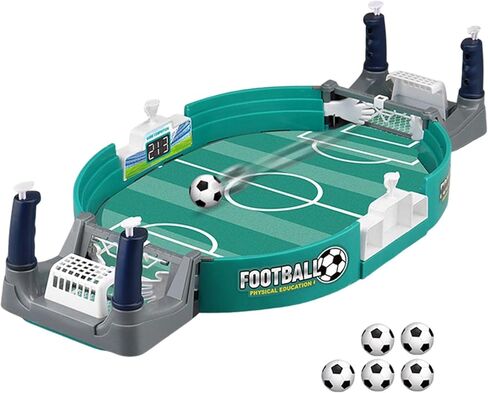 Mini Tabletop Football Pinball Games Table Board Hand Eye Coordination Soccer Football Games for Rooms Family Night Parties Adults, Upgraded Large in Saudi Arabia