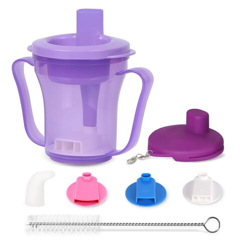Dysphagia Cups for Swallowing People, Provale Cup 5CC or 10CC of Liquid Each Time for Prevent Chocking (Purple) in Kuwait