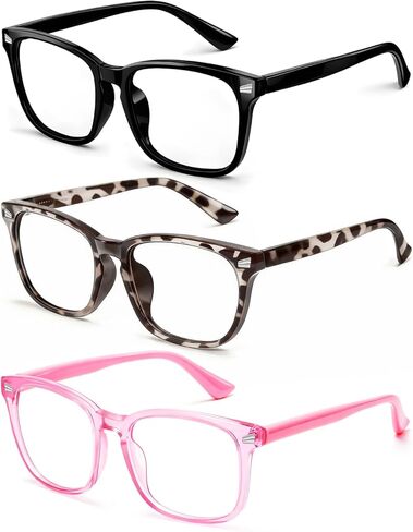 Blue Light Glasses for Kids, Kids Blue Light Glasses, Child Fake Glasses age 6-18 in Kuwait