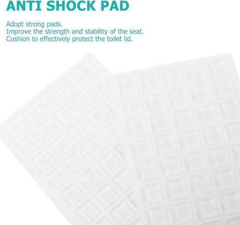 Sosoport 80Pcs Silicone Sound Dampening Pads 12.7X12.7X3Mm Multi-Use Adhesive Bumpers for Toilet Seat, Door Handle, and Industrial Noise Reduction in Saudi Arabia