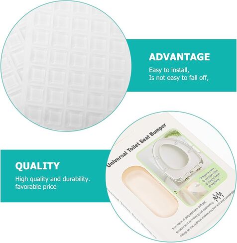 Sosoport 80Pcs Silicone Sound Dampening Pads 12.7X12.7X3Mm Multi-Use Adhesive Bumpers for Toilet Seat, Door Handle, and Industrial Noise Reduction in Saudi Arabia