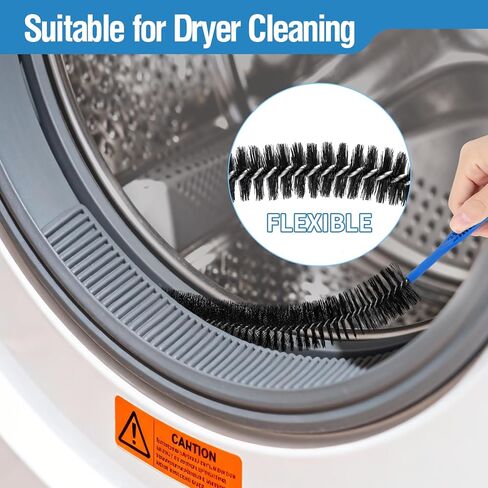 مجموعة 3 قطع من فرش الصرف مع فرشاة تنظيف لفائف الثلاجة، مجموعة فرشاة تنظيف الصرف متعددة الاستخدام لحوض المطبخ، ومصارف الحمام وإزالة الانسداد السطحي in Kuwait