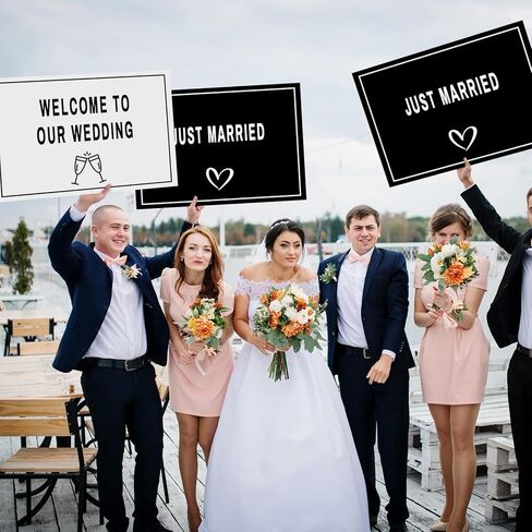 2 حزمة 24 × 16 بوصة علامة خدمة زجاجة الزفاف مع رسائل ملصق مدخل الدعائم ملهى ليلي زجاجة خدمة علامة لحفل الزفاف ملهى ليلي حفلات الزفاف in Kuwait