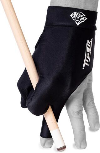 Tiger PRO Series Billiard Glove –Black – Professional Pool Cue Glove with Enhanced Fit & Breathable Design – Professional Performance in Saudi Arabia