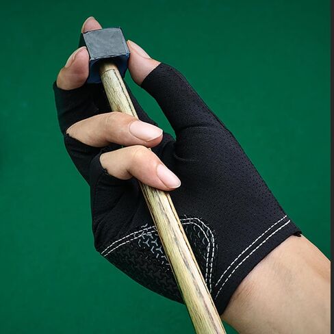 FARDAS قفاز البلياردو قفازات حمام السباحة الرماة السنوكر جديلة الرياضة قفاز 3 أصابع جديلة قفازات للرجال والنساء in Kuwait