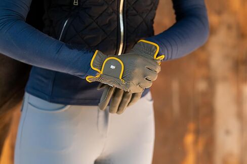 قفازات مالطا روكيل - أسود/موكا in Kuwait