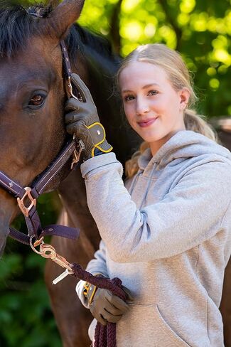 قفازات مالطا روكيل - أسود/موكا in Kuwait