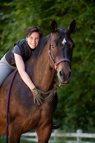 قفازات مالطا روكيل - أسود/موكا in Kuwait