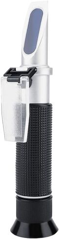 Handheld Refractometer, Salinity Meter with Automatic Temperature Compensation, high Accuracy, Durable Aluminum Construction, Non Slip Rubber Handle, for Food Industry, in Saudi Arabia