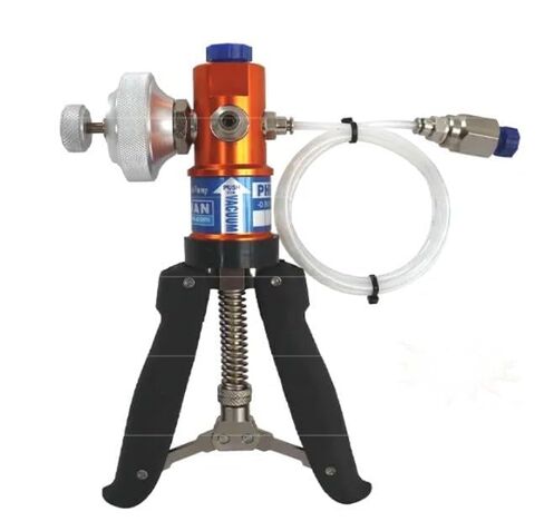 *يتم الشحن خلال يوم واحد* معاير الضغط ومضخة التفريغ التي تعمل يدويًا (المضخة اليدوية فقط) لمختبرات المعايرة والمعايرة الميدانية ومعايرة جهاز إرسال الضغط: SK-2200-P in Kuwait