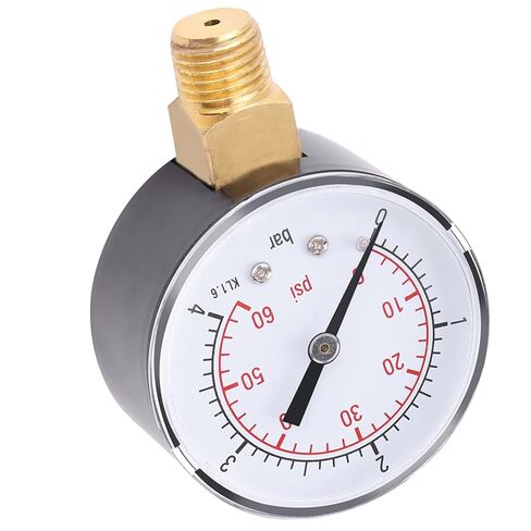Fafeicy Mini Dial ضغط معدني لمختلف السوائل والغازات 0 إلى 4bar 0 إلى 60psi NPT موصل نحاسي in Saudi Arabia