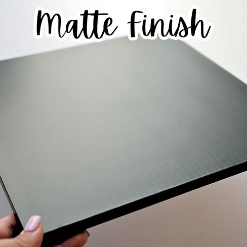 لوح طبل الكيك الاحترافي، مربع أسود، عالي التحمل، 12 × 12 بوصة، سمك 1/2 بوصة، 5 عبوات in Kuwait