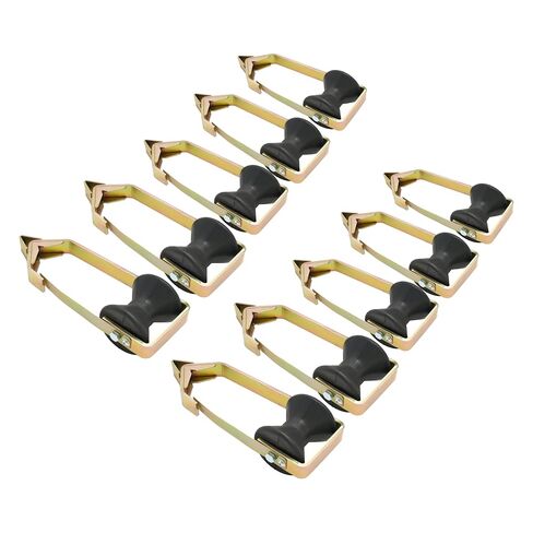 KUAFU 10 Pcs Universal Cable Roller 3" in Diameter Including Fiber Optic Cable Aerial Cable Support Tool Steel+Plastic Zinc-Plated Colored Zinc in Saudi Arabia