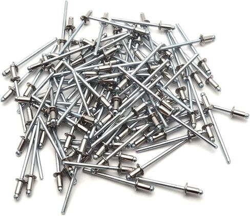 Antrader 1/8" x 1/4" 304 Stainless Steel Blind Rivets Pull Rivets Rivets Core Decoration Rivets Pack of 100 in Kuwait
