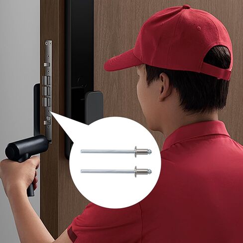 Antrader 1/8" x 1/4" 304 Stainless Steel Blind Rivets Pull Rivets Rivets Core Decoration Rivets Pack of 100 in Kuwait