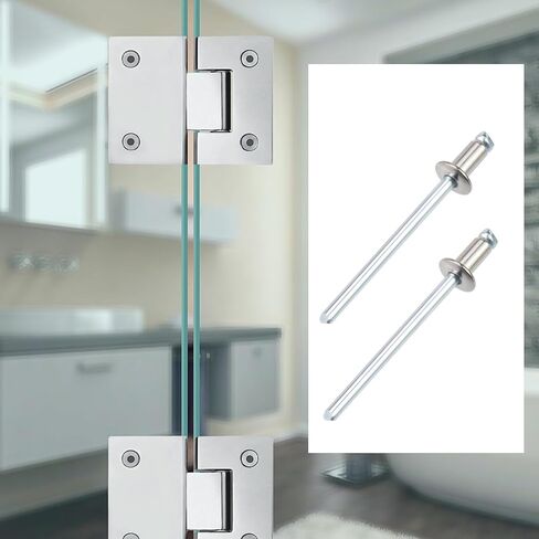 Antrader 1/8" x 1/4" 304 Stainless Steel Blind Rivets Pull Rivets Rivets Core Decoration Rivets Pack of 100 in Kuwait