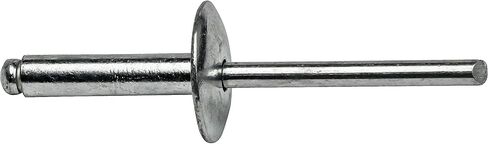 مسامير تثبيت ذات شفة كبيرة من Fastenere - 3/16 بوصة × 1/2 بوصة (50 قطعة) شديدة التحمل، نهاية مفتوحة، مقاومة للتآكل من الألومنيوم، قوة شد وقص عالية، 6-8 فجوة .376 بوصة - .500 بوصة in Saudi Arabia
