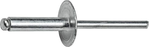 مسامير تثبيت ذات شفة كبيرة من Fastenere - 3/16 بوصة × 1/2 بوصة (50 قطعة) شديدة التحمل، نهاية مفتوحة، مقاومة للتآكل من الألومنيوم، قوة شد وقص عالية، 6-8 فجوة .376 بوصة - .500 بوصة in Saudi Arabia