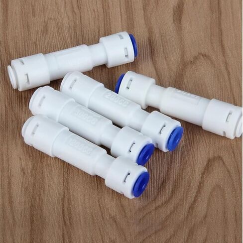 1/4" Push to Connect One Way Check Valve,1/4" RO Water Tube Fitting Check Valve, NSF Certified Plastic Quick Connect RO Fittings for Reverse Osmosis Water Filter, Ice Maker, Coffee Machine (6 Pcs) in Kuwait