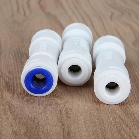 1/4" Push to Connect One Way Check Valve,1/4" RO Water Tube Fitting Check Valve, NSF Certified Plastic Quick Connect RO Fittings for Reverse Osmosis Water Filter, Ice Maker, Coffee Machine (6 Pcs) in Kuwait