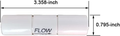 مقيد التدفق 450CC 1/4 بوصة مقيد التدفق السريع لأجهزة تنقية المياه RO أنظمة التناضح العكسي (قطعتان، 450CC-100GPD) in Kuwait