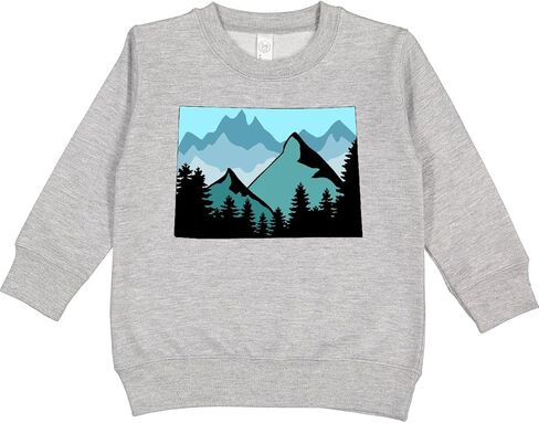 inktastic Colorado- Mountain Scene Toddler Sweatshirt in Saudi Arabia