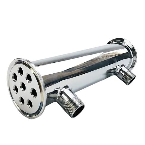 2" 51mm(OD64mm) Dephlegmator, Reflux,Distiller Condenser. Length 200mm,with 1/2" Male Tread,Steel 304 in Saudi Arabia