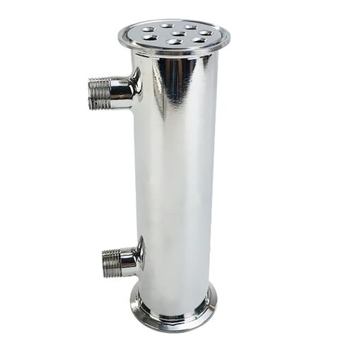2" 51mm(OD64mm) Dephlegmator, Reflux,Distiller Condenser. Length 200mm,with 1/2" Male Tread,Steel 304 in Saudi Arabia