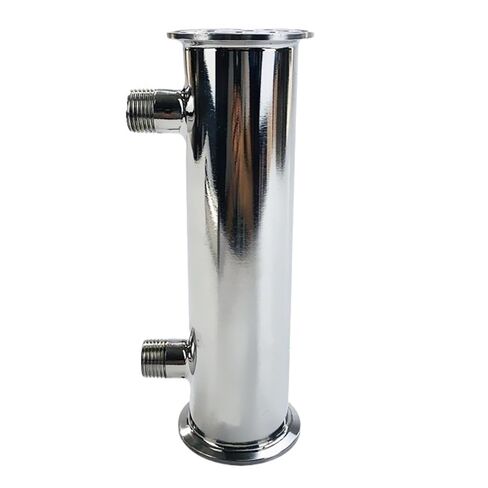 2" 51mm(OD64mm) Dephlegmator, Reflux,Distiller Condenser. Length 200mm,with 1/2" Male Tread,Steel 304 in Saudi Arabia