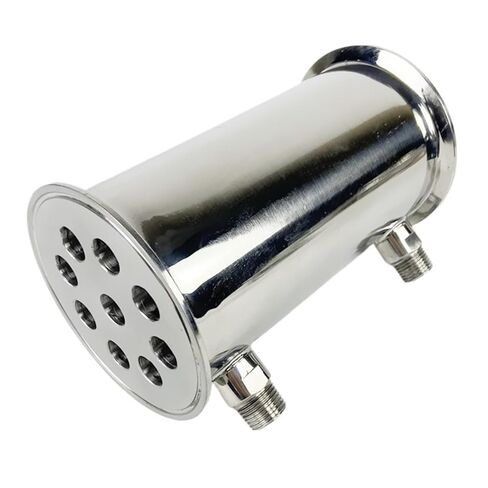 4 بوصة 102 مم (OD119mm) مزيل البلغم، الارتجاع، مكثف التقطير. الطول 200 مم، مع مداس ذكر 1/2 بوصة، فولاذ 304 in Kuwait