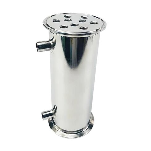 3 "76 مللي متر (OD91mm) مزيل البلغم ، الارتجاع ، مكثف التقطير. الطول 200 مللي متر ، مع خيط أنثى 1/4" ، الفولاذ المقاوم للصدأ 304 in Saudi Arabia