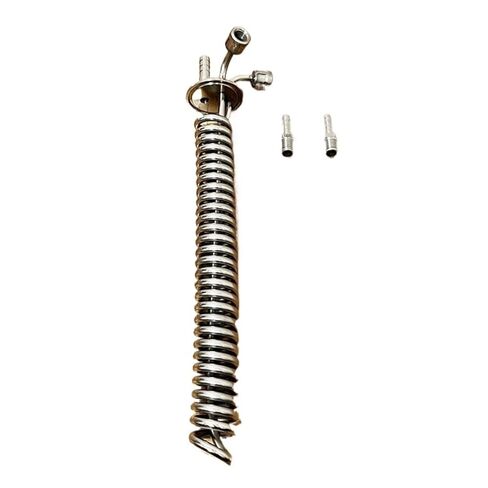 1.5 "OD50.5mm ارتجاع ملف مكثف البيرة مع 1/4" ارتفاع الخيط الأنثوي 300 مم لنظام تبريد عمود التقطير in Saudi Arabia
