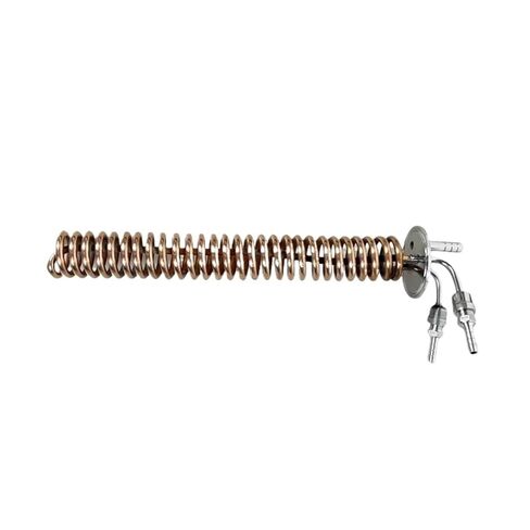 2 بوصة FlangeOD64mm ثلاثي المشبك النحاس Dephlegmator/مكثف التقطير للبيرة ، L-295mm ، الجزر ، ملف التبريد in Saudi Arabia