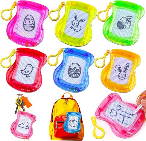16PCS Mini Magnetic Drawing Board Party Favors Bulk for Kids 4-8 8-12 Goodie Treat Bag Stuffers Classroom Treasure Chest Carnival Prizes Box Toys Pinata Fillers Birthday Return Gifts for Boys Girls in Kuwait