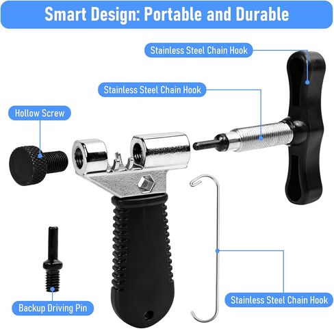 Bike Chain Repair Removal Tool, Chain Breaker Splitter Tool, Links – Easy to Use – Quick Fix – Premium Tool Kit for Cyclists in Kuwait