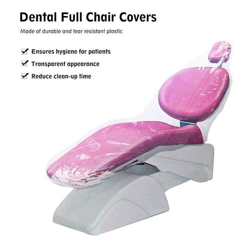 Dental Disposable Full Chair Covers 29"X80" Box of 125 in Kuwait