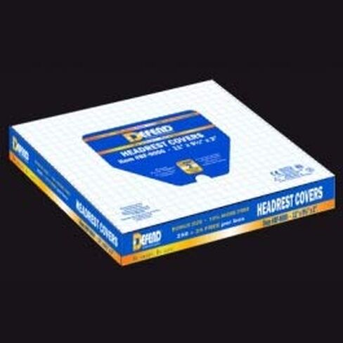 NRG Headrest Covers Plastic Reg (9.5"x11") Clear Box/250 in Kuwait