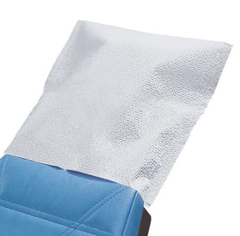 500/bx Disposable White Medical Chair Head Rest Paper Covers 10" x 13" White Barrier ProtectionTextured Tissue with Poly Backing Fluid Resistant in Kuwait