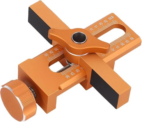 Cabinet Door Installation Positioner, Adjustable Aluminium Alloy Cabinet Door Installation Positioner with 6mm, 8mm and 10mm Drill Bits in Kuwait