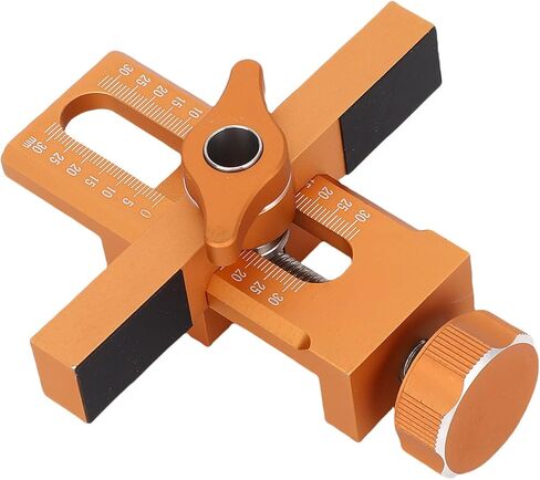 Cabinet Door Installation Positioner, Adjustable Aluminium Alloy Cabinet Door Installation Positioner with 6mm, 8mm and 10mm Drill Bits in Kuwait